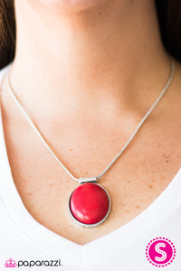 Paparazzi "Lounging At The Lagoon - Red" necklace Paparazzi Jewelry