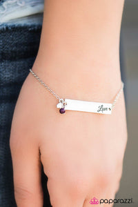 Paparazzi "Love Can Build A Bridge" Purple Bracelet Paparazzi Jewelry