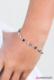 Paparazzi "Love Dont Cost A Thing - Blue" bracelet Paparazzi Jewelry