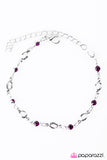 Paparazzi "Love Dont Cost A Thing - Purple" bracelet Paparazzi Jewelry