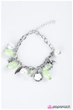 Paparazzi "Love Doves" Green 059XX Bracelet Paparazzi Jewelry