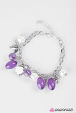 Paparazzi "Love Doves" Purple Bracelet Paparazzi Jewelry