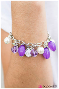 Paparazzi "Love Doves" Purple Bracelet Paparazzi Jewelry