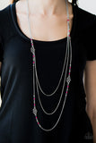 Paparazzi "Love Every Day" Pink Necklace & Earring Set Paparazzi Jewelry