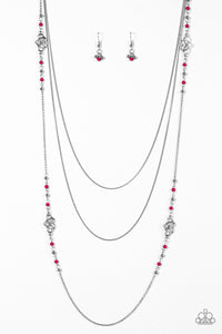 Paparazzi "Love Every Day" Pink Necklace & Earring Set Paparazzi Jewelry