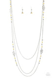 Paparazzi "Love Every Day" Yellow Necklace & Earring Set Paparazzi Jewelry