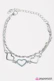 Paparazzi "Love Is Everywhere" Blue Bracelet Paparazzi Jewelry