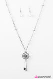 Paparazzi "Love Is The Key To Happiness - White" necklace Paparazzi Jewelry