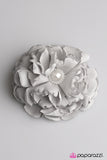 Paparazzi "Love Keeps GROWING" Silver VINTAGE VAULT Hair Clip Paparazzi Jewelry