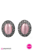 Paparazzi "Love Letters" Pink Clip On Earrings Paparazzi Jewelry