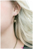 Paparazzi "Love, Love Me Do" Brass Necklace & Earring Set Paparazzi Jewelry