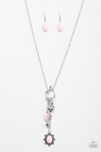 Paparazzi "Love Lullaby" Pink Necklace & Earring Set Paparazzi Jewelry