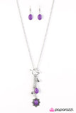 Paparazzi "Love Lullaby" Purple Necklace & Earring Set Paparazzi Jewelry