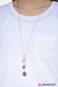 Paparazzi "Love Lullaby" Purple Necklace & Earring Set Paparazzi Jewelry