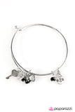 Paparazzi "Love Makes The World Go Round" Black Bracelet Paparazzi Jewelry