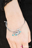 Paparazzi "Love Makes The World Go Round" Blue Bracelet Paparazzi Jewelry