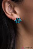 Paparazzi "Love Me DEW" Blue Post Earrings Paparazzi Jewelry