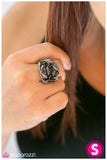 Paparazzi "Love Me or LEAF Me - Black " ring Paparazzi Jewelry