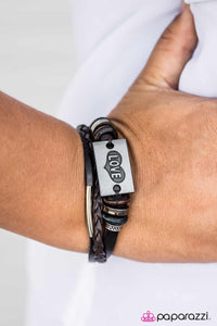 Paparazzi "Love Never Fails" Black Bracelet Paparazzi Jewelry