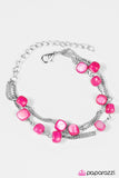 Paparazzi "Love On The Rocks - Pink" bracelet Paparazzi Jewelry