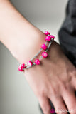 Paparazzi "Love On The Rocks - Pink" bracelet Paparazzi Jewelry