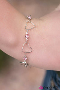 Paparazzi "Lovers Lane" Pink Bracelet Paparazzi Jewelry