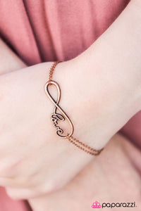 Paparazzi "Lovers Leap - Copper" bracelet Paparazzi Jewelry