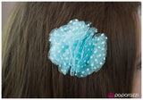 Paparazzi "Loves Me, Loves Me Not - Blue" hair clip Paparazzi Jewelry