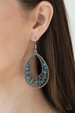Paparazzi "Love To Be Loved" Blue Earrings Paparazzi Jewelry