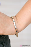 Paparazzi "Love to Love - Gold" bracelet Paparazzi Jewelry