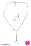 Paparazzi "Love Triangle" necklace Paparazzi Jewelry
