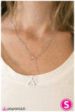 Paparazzi "Love Triangle" necklace Paparazzi Jewelry