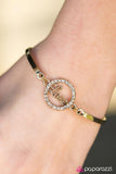 Paparazzi "Love Your Story - Brass" bracelet Paparazzi Jewelry