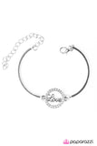 Paparazzi "Love Your Story - White" bracelet Paparazzi Jewelry