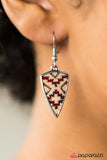 Paparazzi "Love Your Tribe - Red" earring Paparazzi Jewelry