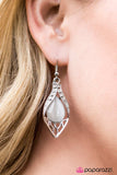 Paparazzi "Loyal Royal - White" earring Paparazzi Jewelry