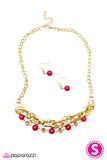 Paparazzi "Luck Be A Lady - Pink" necklace Paparazzi Jewelry