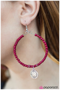 Paparazzi "Luck of the Irish" Pink Earrings Paparazzi Jewelry