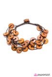 Paparazzi "Lucky Catch - Orange" bracelet Paparazzi Jewelry