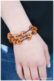 Paparazzi "Lucky Catch - Orange" bracelet Paparazzi Jewelry
