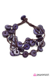 Paparazzi "Lucky Catch - Purple" bracelet Paparazzi Jewelry