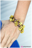 Paparazzi "Lucky Catch - Yellow" bracelet Paparazzi Jewelry