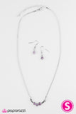 Paparazzi "Lucky Stars" Purple Necklace & Earring Set Paparazzi Jewelry