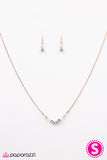 Paparazzi "Lucky Stars" Rose Gold Necklace & Earring Set Paparazzi Jewelry