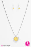 Paparazzi "Lunar Eclipse - Yellow" necklace Paparazzi Jewelry