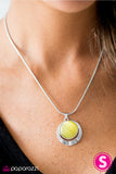 Paparazzi "Lunar Eclipse - Yellow" necklace Paparazzi Jewelry