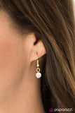 Paparazzi "Lunar Luminosity" Gold Necklace & Earring Set Paparazzi Jewelry