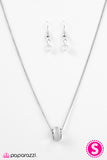 Paparazzi "Lunar Luminosity" White Necklace & Earring Set Paparazzi Jewelry