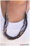 Paparazzi "Luxe Be A Lady" Black Necklace & Earring Set Paparazzi Jewelry