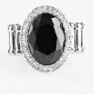 Paparazzi "Bling Blitz" Black Ring Paparazzi Jewelry